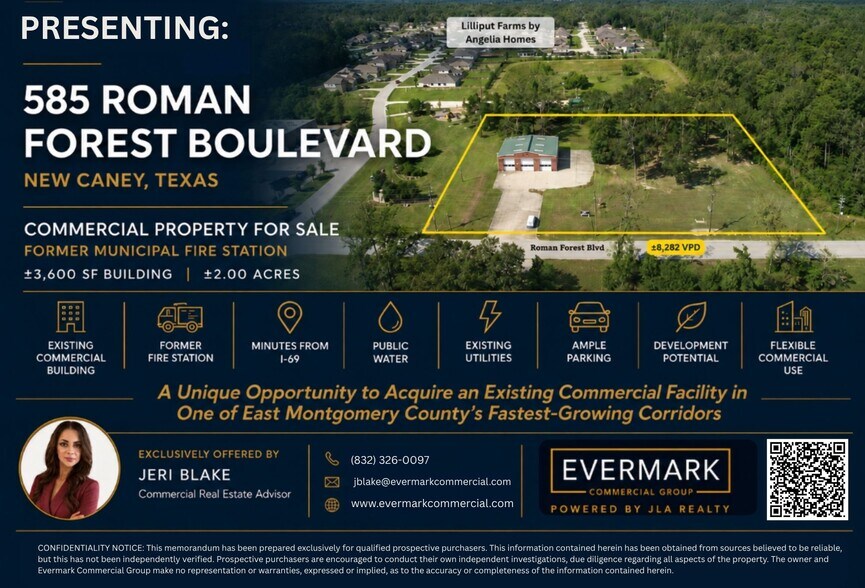 More Photos Of 585 Roman Forest Blvd, New Caney Freestanding For Sale