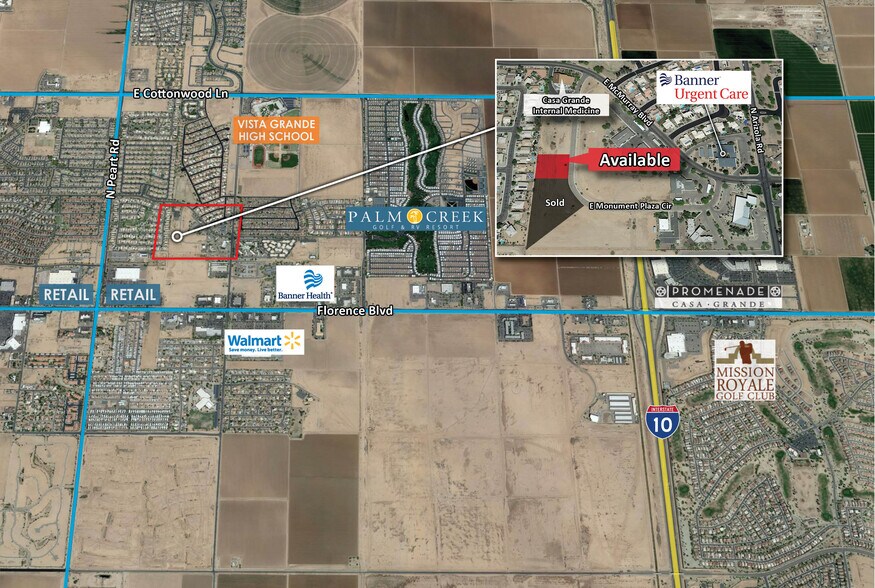 Primary Photo Of SW McMurray Blvd & Monument Plaza Cir, Casa Grande Land For Sale