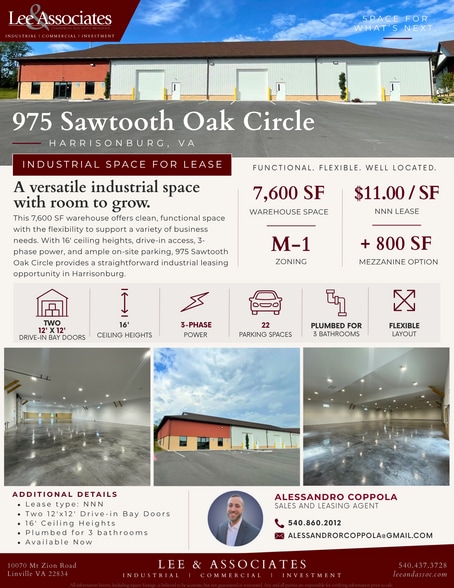 More Photos Of 975 Sawtooth Oak Cir, Harrisonburg Warehouse For Lease