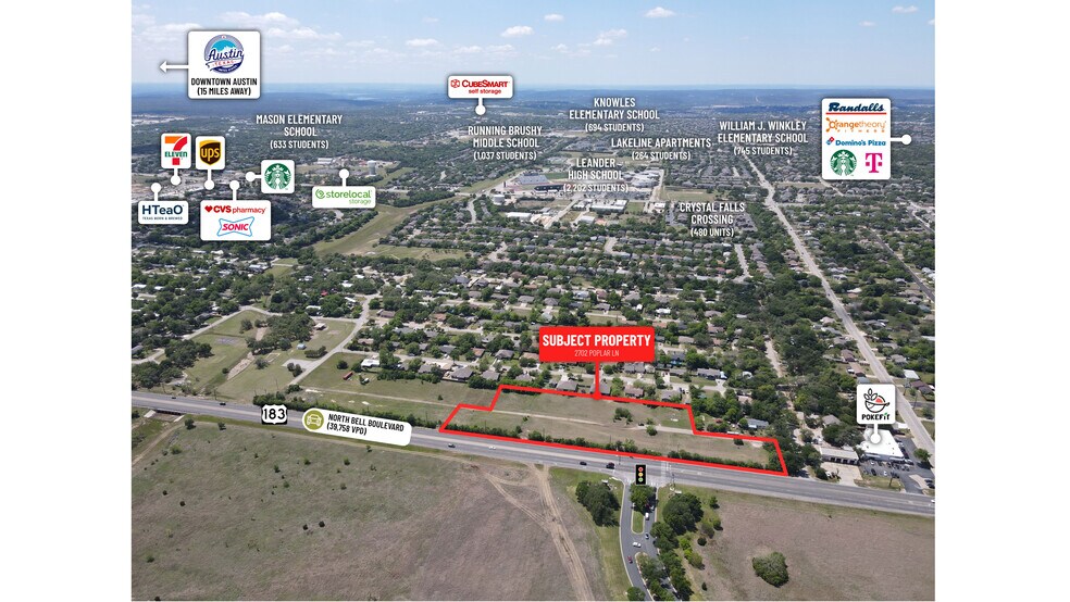 More Photos Of 2702-2508 Poplar ln, Cedar Park Land For Sale