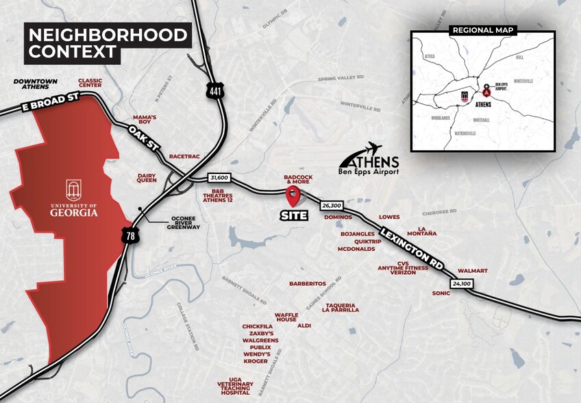 More Photos Of 2480 Lexington Rd, Athens Land For Sale