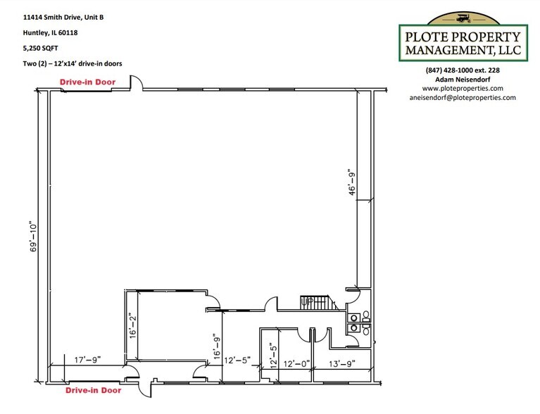 More Photos Of 11414 Smith Dr, Huntley Warehouse For Lease