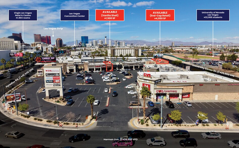 More Photos Of 4480 Paradise Rd, Las Vegas Storefront For Lease