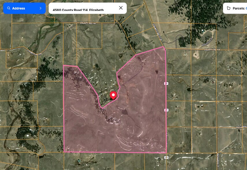 More Photos Of 4560 County Road 114, Elizabeth Land For Sale