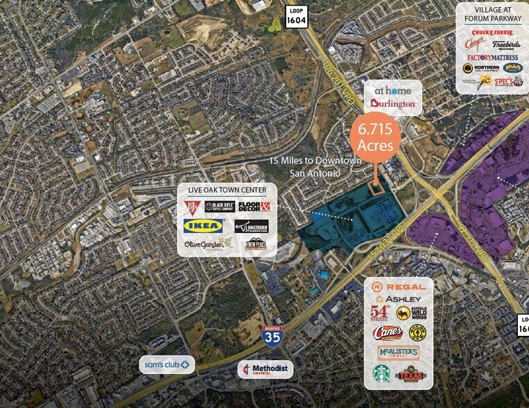 More Photos Of NWQ I-35 @ LOOP 1604, San Antonio Land For Sale