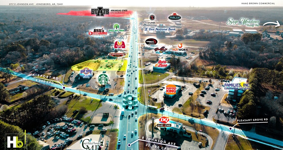 More Photos Of 3717 E Johnson Ave, Jonesboro General Retail For Lease