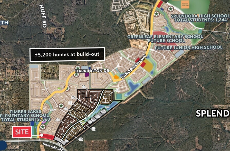 More Photos Of NEC Highway 242 & Harrington Dr., New Caney Unknown For Lease