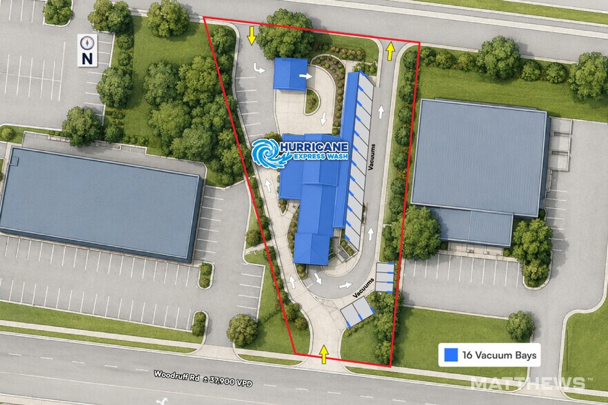 More Photos Of 1405 Woodruff Rd, Greenville Carwash For Sale