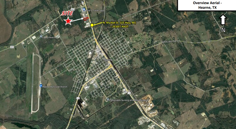 Primary Photo Of 1051 N Market St, Hearne Land For Sale