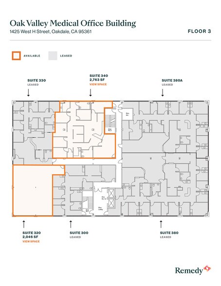 More Photos Of 1425 W H St, Oakdale Medical For Lease