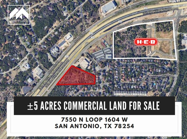 Primary Photo Of 7550 N Loop 1604 W, San Antonio Land For Sale