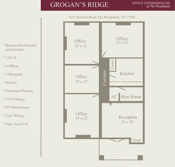 More Photos Of 2219 Sawdust Rd, The Woodlands Medical For Sale