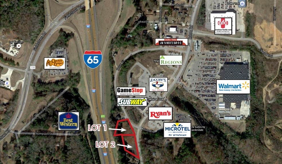 Primary Photo Of 825 Odum Circle, Gardendale Land For Sale