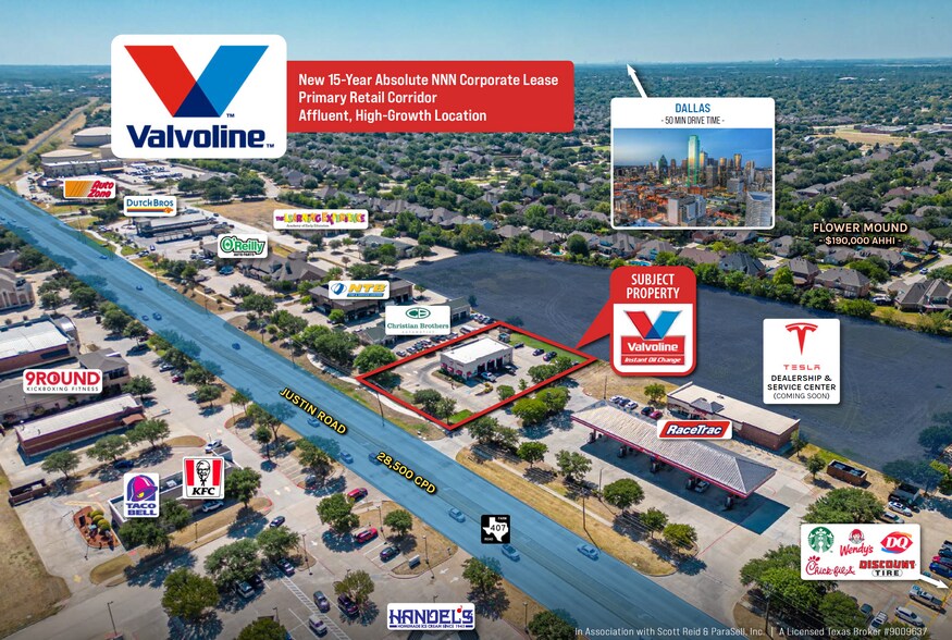 Primary Photo Of 1801 Justin Rd, Flower Mound Auto Repair For Sale