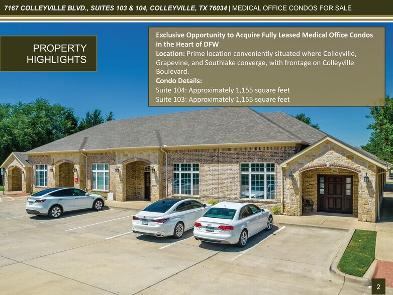 More Photos Of 7167 Colleyville Blvd, Colleyville Medical For Sale