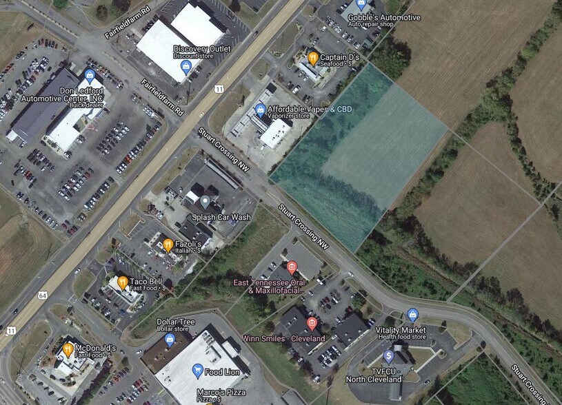 More Photos Of Hwy 11 & Paul Huff Parkway, Cleveland Land For Sale