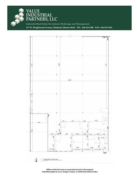 Primary Photo Of 1550-1560 Howard St, Elk Grove Village Warehouse For Lease