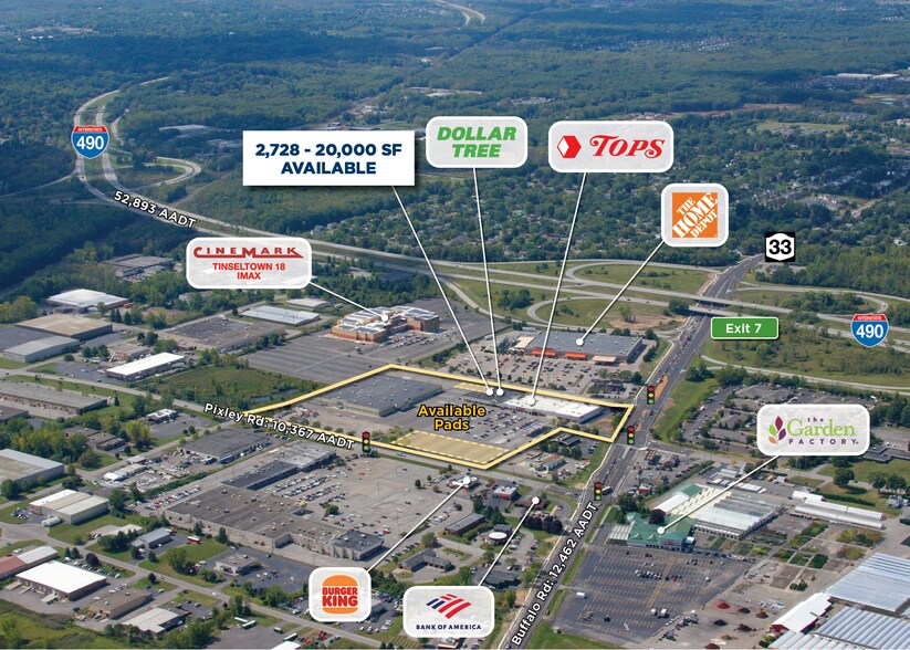 More Photos Of 2255-2345 Buffalo Rd, Rochester Freestanding For Lease