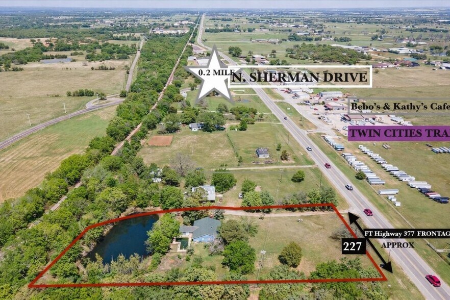 More Photos Of 8293 Highway 377, Pilot Point Land For Sale