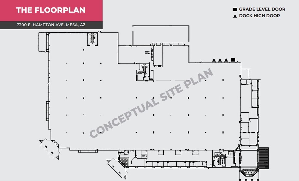 More Photos Of 7300 E Hampton Ave, Mesa Manufacturing For Lease