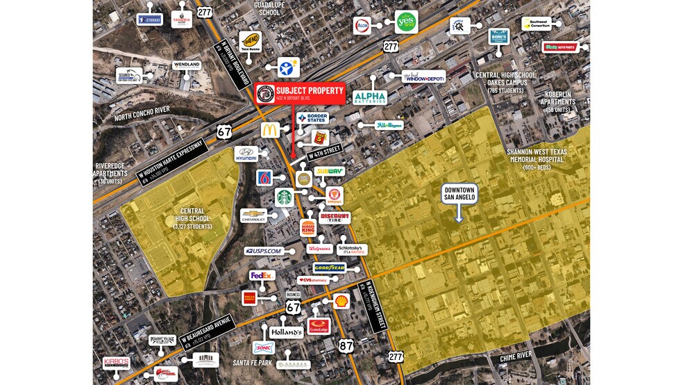 More Photos Of 402 N Bryant Blvd, San Angelo Storefront For Sale