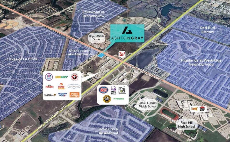 More Photos Of 1200 S Coit Rd, Prosper General Retail For Lease