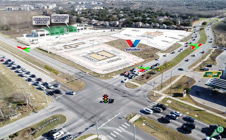 More Photos Of SEC of Parmer & Harris Branch, Manor General Retail For Lease