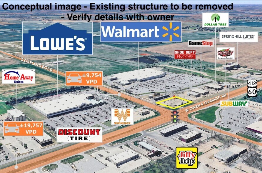 More Photos Of 606 S Garland Rd, Enid Fast Food For Lease