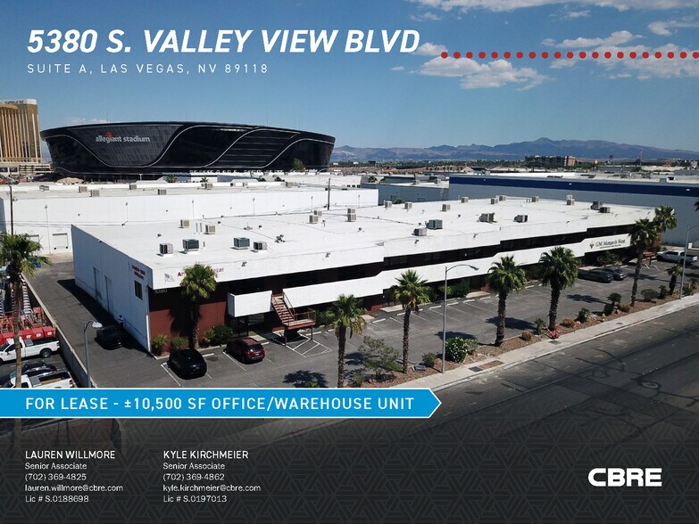 Primary Photo Of 5380 S Valley View Blvd, Las Vegas Warehouse For Lease