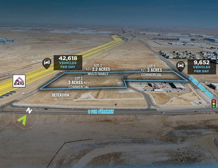 Primary Photo Of Nwc E 6th Parkway & Gun Club Road, Aurora Land For Sale