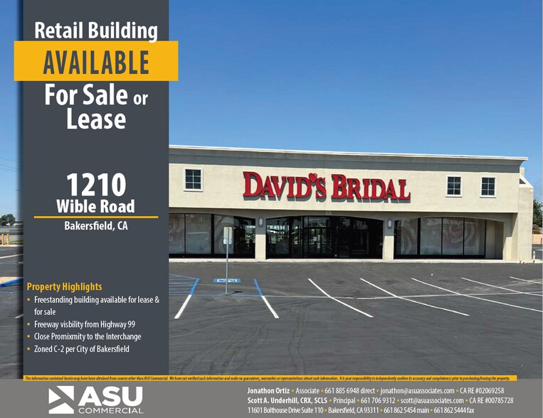 Primary Photo Of 1210 Wible Rd, Bakersfield Freestanding For Sale