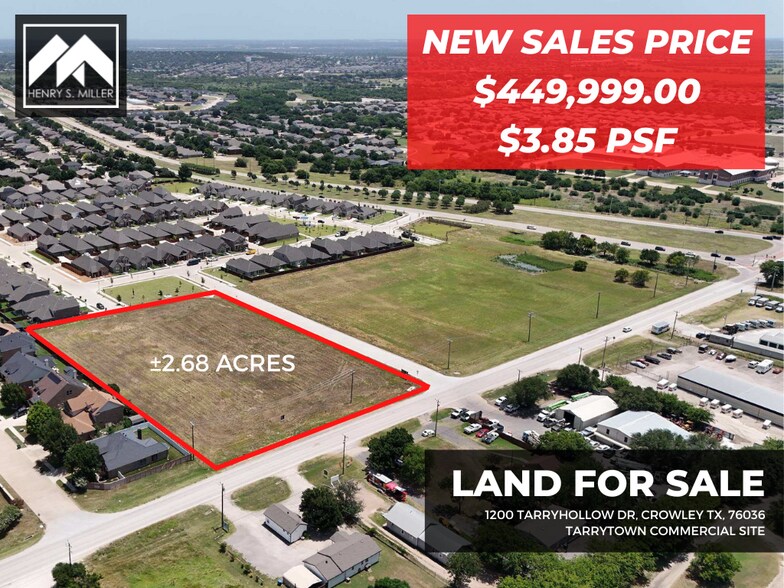 Primary Photo Of 1200 Tarryhollow Dr, Crowley Land For Sale