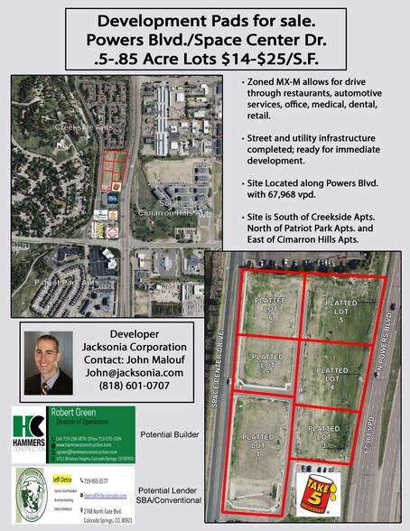 More Photos Of 1213 Space Center dr, Colorado Springs Land For Sale