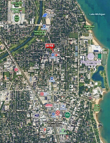 More Photos Of 813 Noyes St, Evanston Storefront Retail Office For Lease