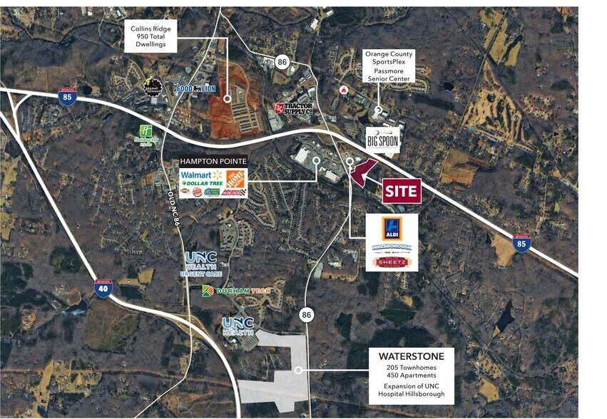 More Photos Of 2032 N Carolina 86, Hillsborough Land For Sale