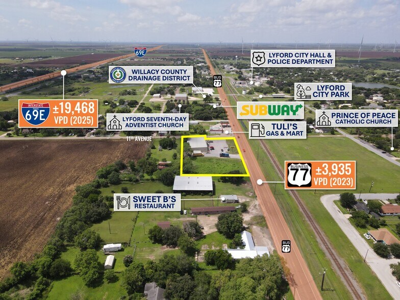 More Photos Of 8422 Business 77 N, Lyford Freestanding For Sale