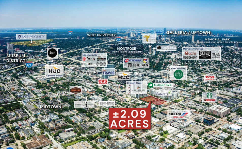 Primary Photo Of 2627 Main St, Houston Land For Sale