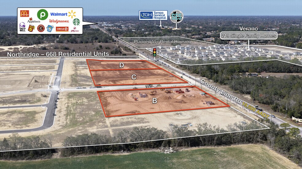 Primary Photo Of 0 County Line Road, Spring Hill Land For Sale