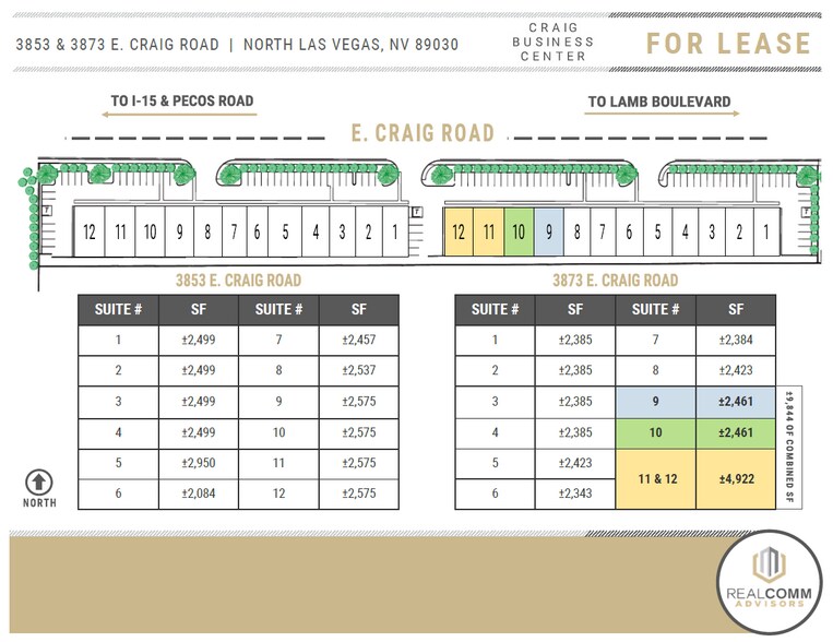More Photos Of 3853 E Craig Rd, North Las Vegas Unknown For Lease