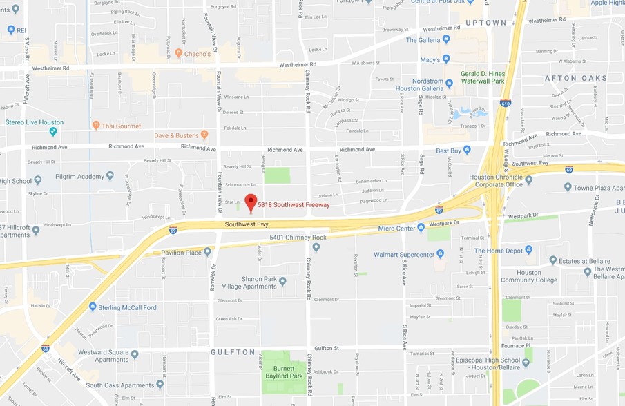 More Photos Of 5818 Southwest Fwy, Houston Showroom For Lease