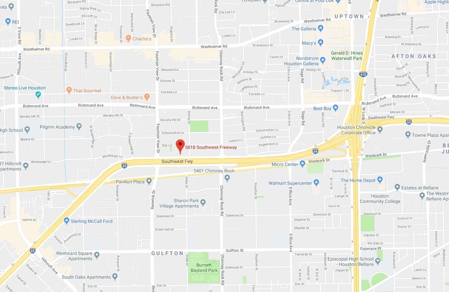 More Photos Of 5818 Southwest Fwy, Houston Showroom For Sale