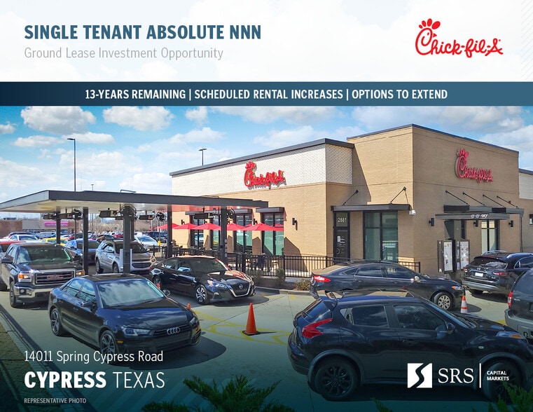 Primary Photo Of 14011 Spring Cypress Rd, Cypress Fast Food For Sale