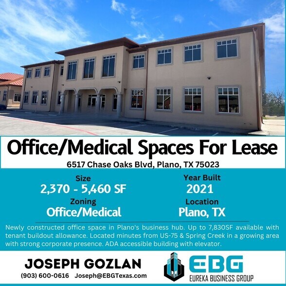 More Photos Of 6517 Chase Oaks Blvd, Plano Medical For Lease