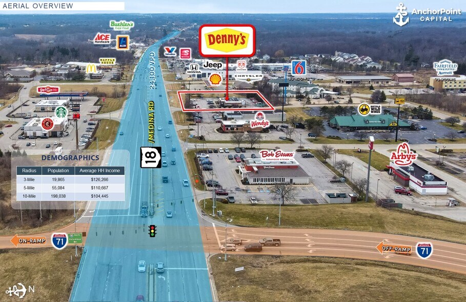 More Photos Of 3105 Medina Rd, Medina Restaurant For Lease