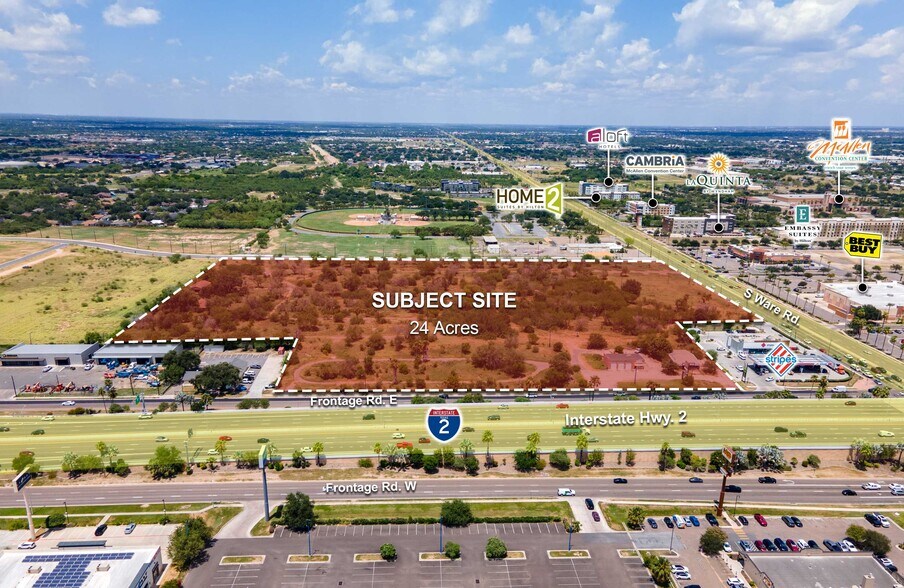 More Photos Of Ware Rd @ Interstate 2, McAllen Land For Sale