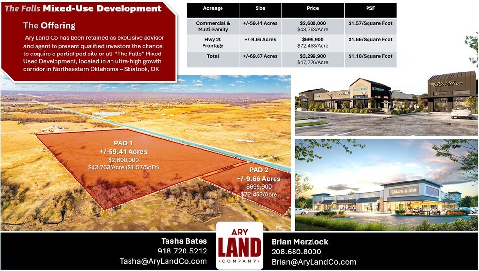 More Photos Of 69 Acres 3200 Highway 20, Skiatook Land For Sale