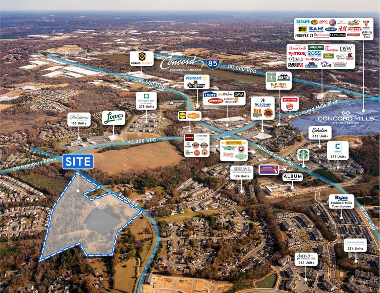 Primary Photo Of 3501 Beard Rd, Charlotte Land For Sale