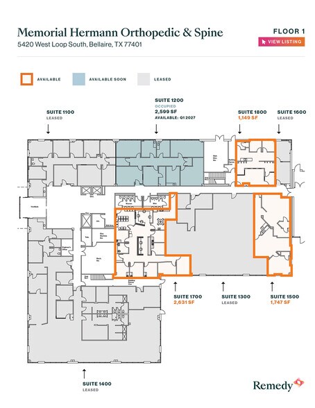 More Photos Of 5420 West Loop S, Bellaire Medical For Lease