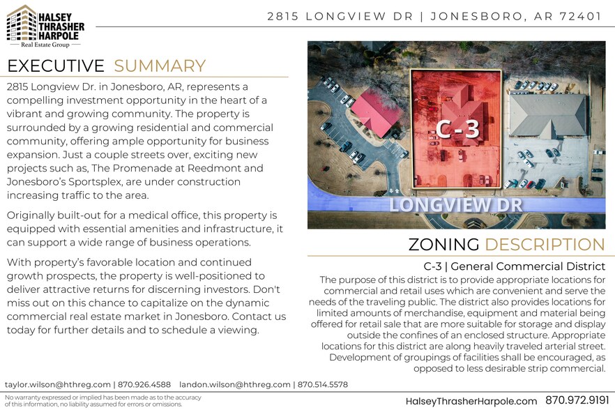 More Photos Of 2815 Longview Dr, Jonesboro Medical For Lease