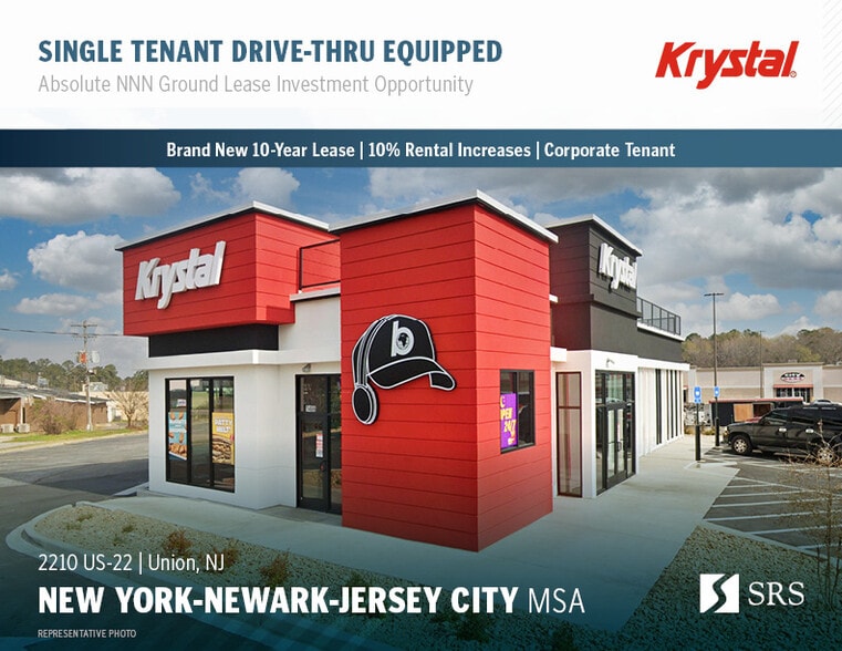 Primary Photo Of 2210 US 22, Union Township Fast Food For Sale